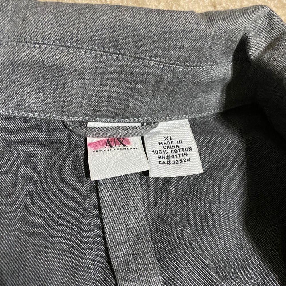 Armani Exchange grey jacket